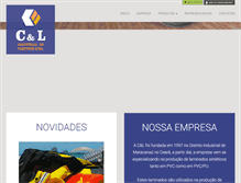 Tablet Screenshot of celplasticos.com.br